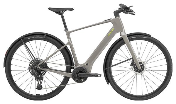Cannondale Tesoro Neo Carbon 1 Electric City Bike Sram X1 12S 400Wh 700mm Grey