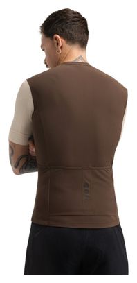 Maillot cyclisme gravel manches courtes homme GM2 Forge Marron