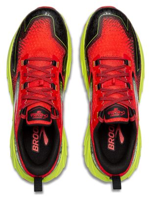 Zapatillas de trail Brooks Cascadia 18 para hombre Rojo/Amarillo