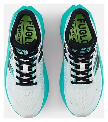 Chaussures Running New Balance FuelCell SuperComp Trainer v3 Blanc/Bleu Femme