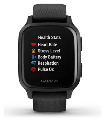Garmin Venu Sq Music Edition GPS-Uhr Schwarz / Schiefer