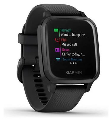 Garmin Venu Sq Music Edition GPS-Uhr Schwarz / Schiefer