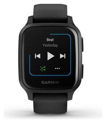 Garmin Venu Sq Music Edition GPS-Uhr Schwarz / Schiefer