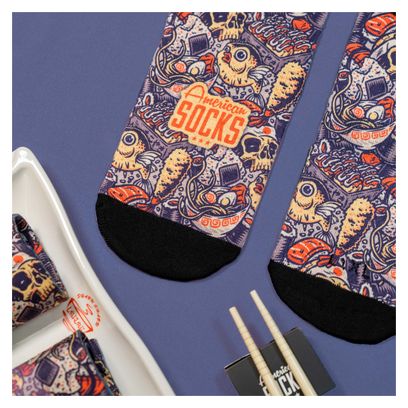 Oishii - Chaussettes Graphiques Techniques Coolmax - Cyclisme, Running et Sport