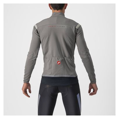 Veste Manches Longues Castelli Perfetto RoS 2 Gris Clair/Foncé