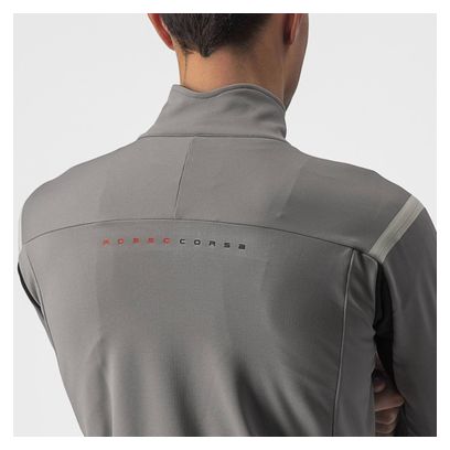 Veste Manches Longues Castelli Perfetto RoS 2 Gris Clair/Foncé