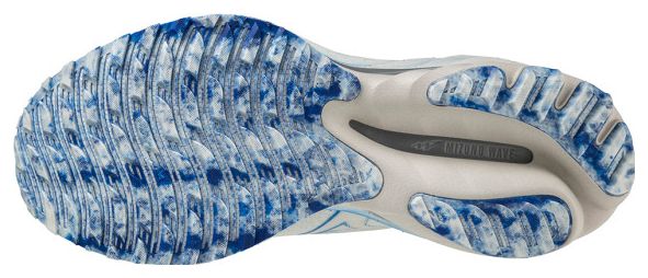 Chaussures de Running Mizuno Wave Neo Wind Blanc Bleu Femme