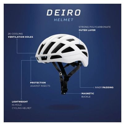 Casque Velo Rogelli Deiro - Unisexe - Blanc