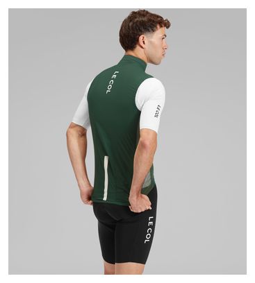 Men's Green Le Col Pro Sleeveless Vest
