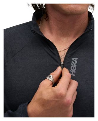 Haut 1/2 Zip Hoka SkyForm Noir Homme