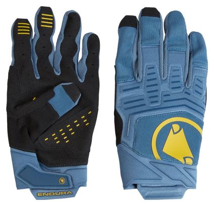 Endura SingleTrack II Long Gloves Blue