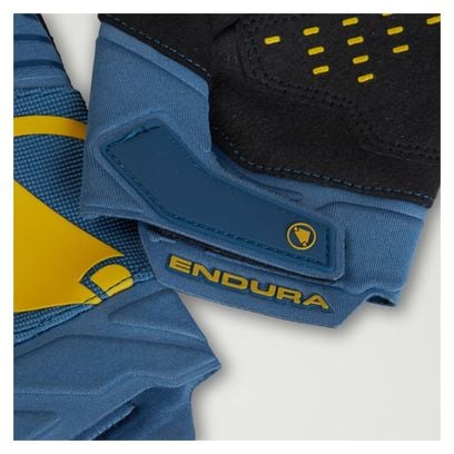 Endura SingleTrack II Blue Long Gloves