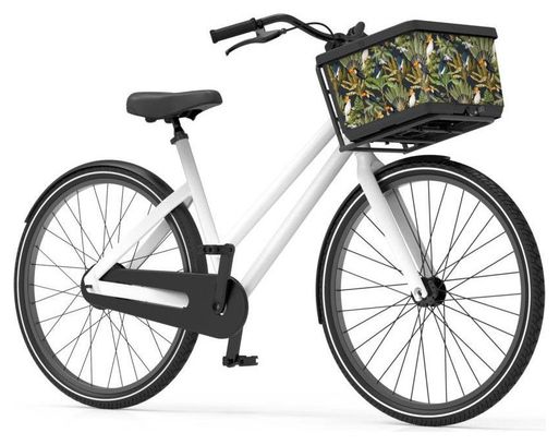 BASKY TOUCAN Panier universel porte-bagage vélo attache rapide  sécurisée - THE BASKY COMPANY