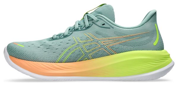 Asics Gel Cumulus 26 Paris Scarpe da corsa Verde Arancione Giallo Uomo