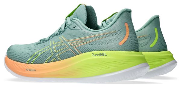 Chaussures Running Asics Gel-Cumulus 26 Paris Vert/Orange/Jaune Homme