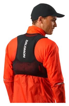 Veste d'hydratation Unisexe Salomon Sense Pro 6 + Flasks Noir