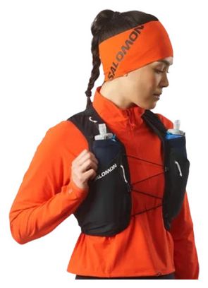 Salomon Sense Pro 6 Unisex Giacca per l'idratazione + Borracce Nero