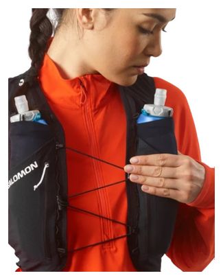 Salomon Sense Pro 6 Unisex Giacca per l'idratazione + Borracce Nero