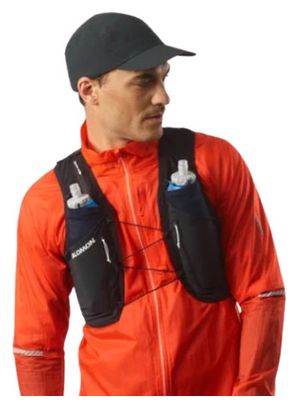 Salomon Sense Pro 6 Unisex Giacca per l'idratazione + Borracce Nero