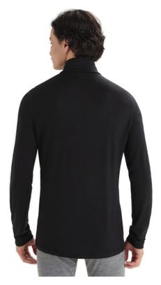 Icebreaker 1/2 Zip Merino 200 Oasis Baselayer Zwart