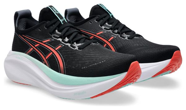 Asics Gel-Nimbus 27 Hardloopschoenen Zwart/Rood/Blauw Heren