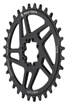 Ingranaggio Wolf Tooth Direct Mount per SRAM 8-Bolt Black