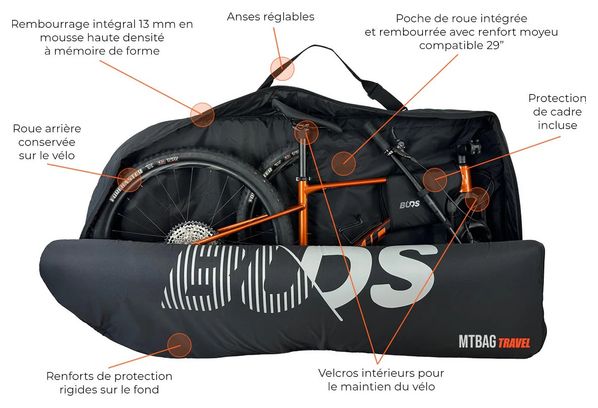 Housse de Transport pour Vélo Buds MTBAG Travel New 2025