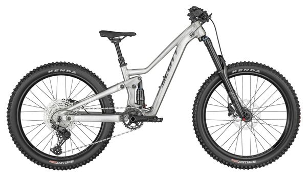 BTT con suspensión total para niños Scott Ransom 400 24'' 7-10 años Plata