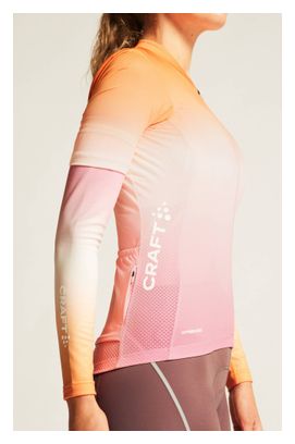 Craft ADV Endur Graphic Kurzarmtrikot Pink/Orange Women