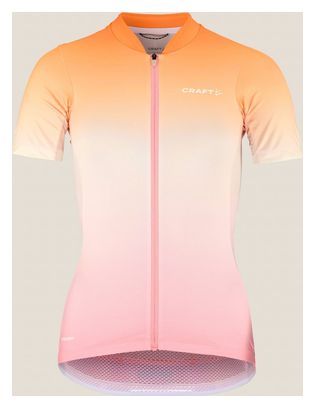 Craft ADV Endur Graphic Kurzarmtrikot Pink/Orange Women