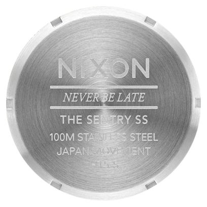 Nixon Sentry Unisex Horloge Zilver/Kleurig