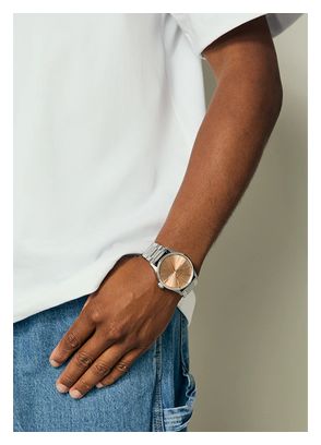 Nixon Sentry Unisex Horloge Zilver/Kleurig