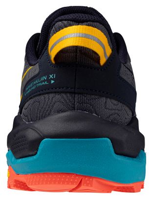Mizuno Wave Mujin 11 Men's Trail Shoes Grey/Blue/Orange