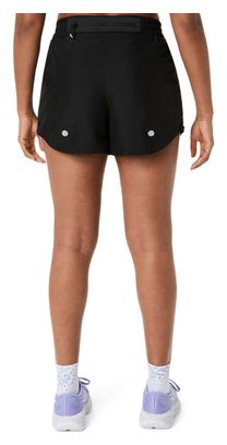 Pantaloncini Asics Nagino Run Adjustable 4in Nero Donna