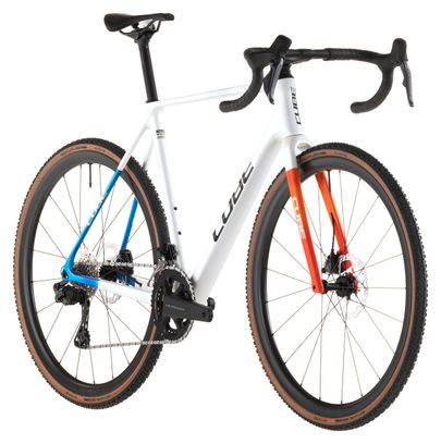 Bicicleta de ciclocross Cube Cross Race C:62 SLX Shimano Ultegra Di2/GRX Di2 12S 700 mm Teamline Pearl White 2026