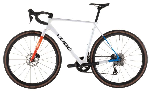 Bicicleta de ciclocross Cube Cross Race C:62 SLX Shimano Ultegra Di2/GRX Di2 12S 700 mm Teamline Pearl White 2026