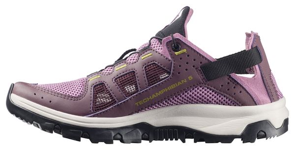Amphibische Schuhe Salomon Techamphibian 5 Rosa Damen