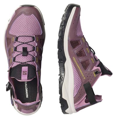 Amphibische Schuhe Salomon Techamphibian 5 Rosa Damen