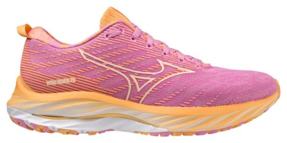 Chaussures de Running Femme Mizuno Wave Rider 26 Roxy Rose