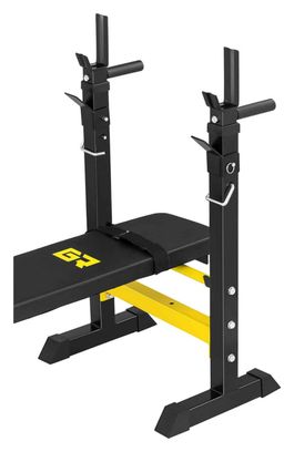 Banc de musculation multifonction avec support de barre et barres doubles poids maximal de l’utilisateur: 110 kg sport fitness musculation