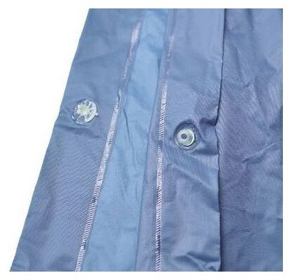 Poncho de pluie bleu 125x126cm - Taille unique