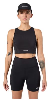 Crop top NNormal Trail negro para mujer