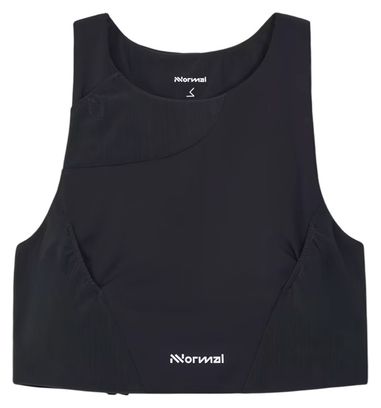 Crop top NNormal Trail negro para mujer