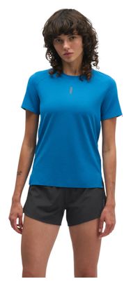Maglietta da corsa Hoka EveryRun blu da donna