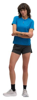 Maglietta da corsa Hoka EveryRun blu da donna