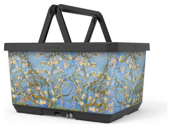 BASKY VAN GOGH Panier universel porte-bagage vélo attache rapide  sécurisée - THE BASKY COMPANY