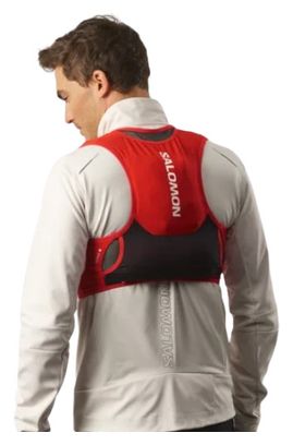 Salomon Sense Pro 6 Unisex Hydration Jacket + Flasks Red