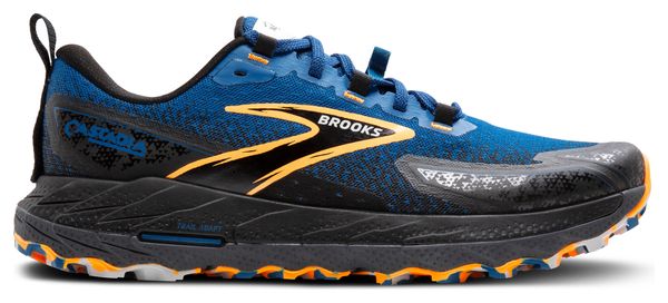 Brooks Cascadia 18 Trailschoenen voor heren Blauw/Oranje