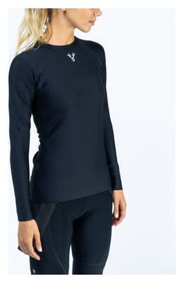 Unisex Thermo-Unterhemd Langarm LeBram Training Schwarz