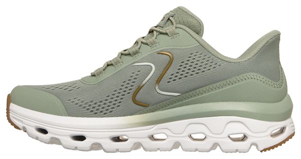 Scarpe da trekking Skechers Slip-ins Glide-Step Sole verde da donna